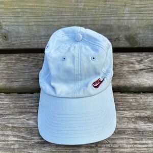 Nike Heritage86 Futura Adjustable Baseball Cap Baby Blue Burgundy Logo Hat OSFM